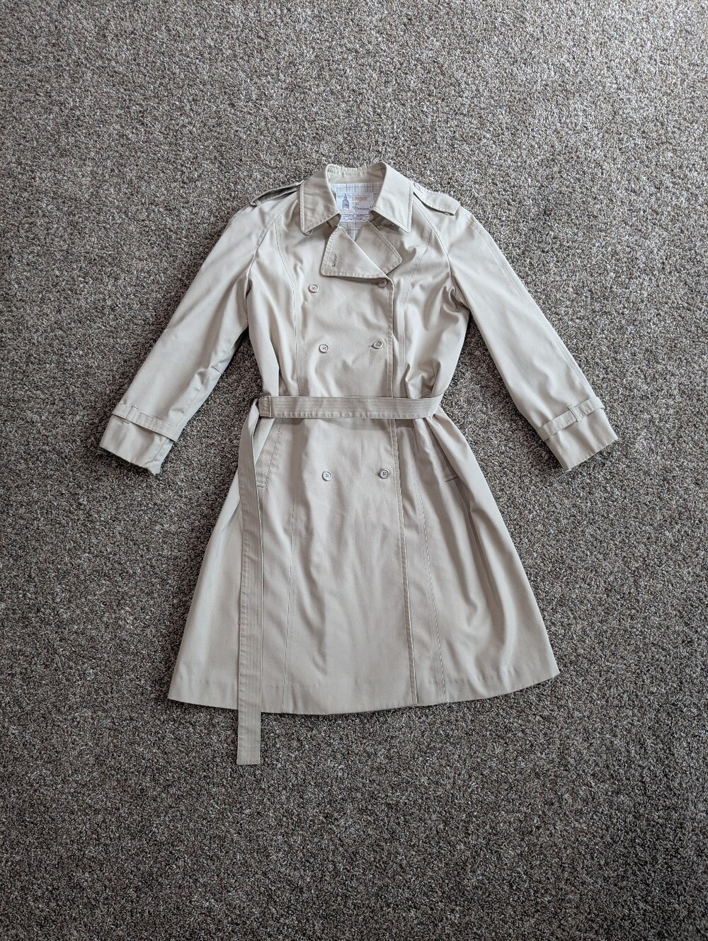 Vintage London Fog Trench Coat Size 12
